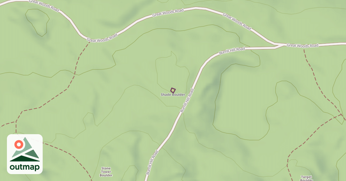 Map of Shade Boulder