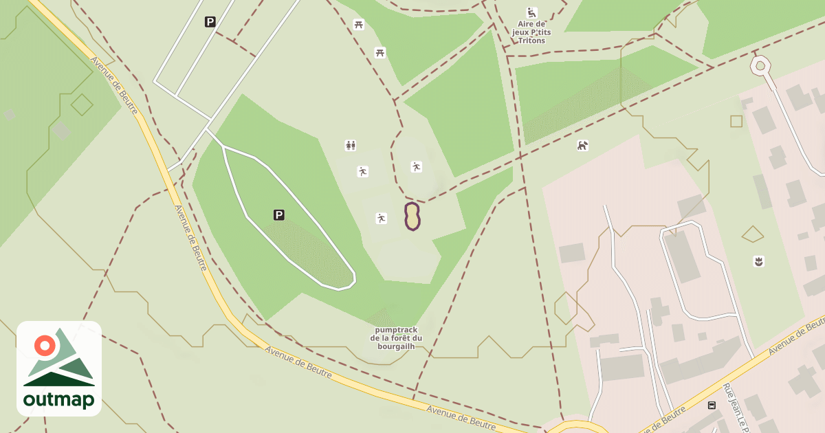 Map of Climbing Site