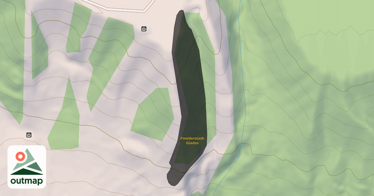 Map of Powderstash Glades