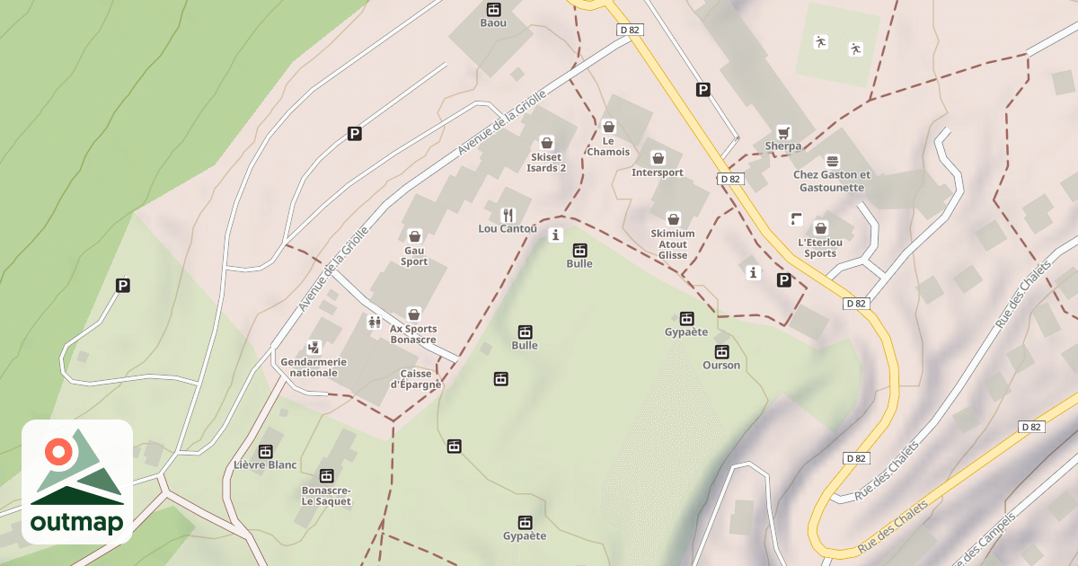 Map of Luge