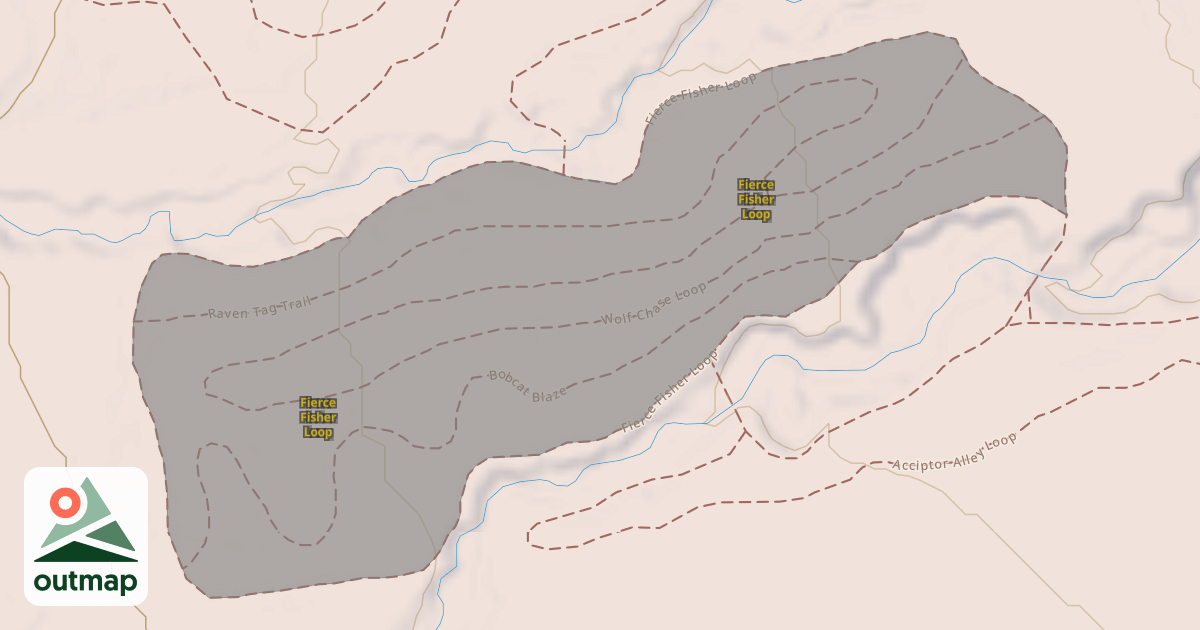 Map of Fierce Fisher Loop