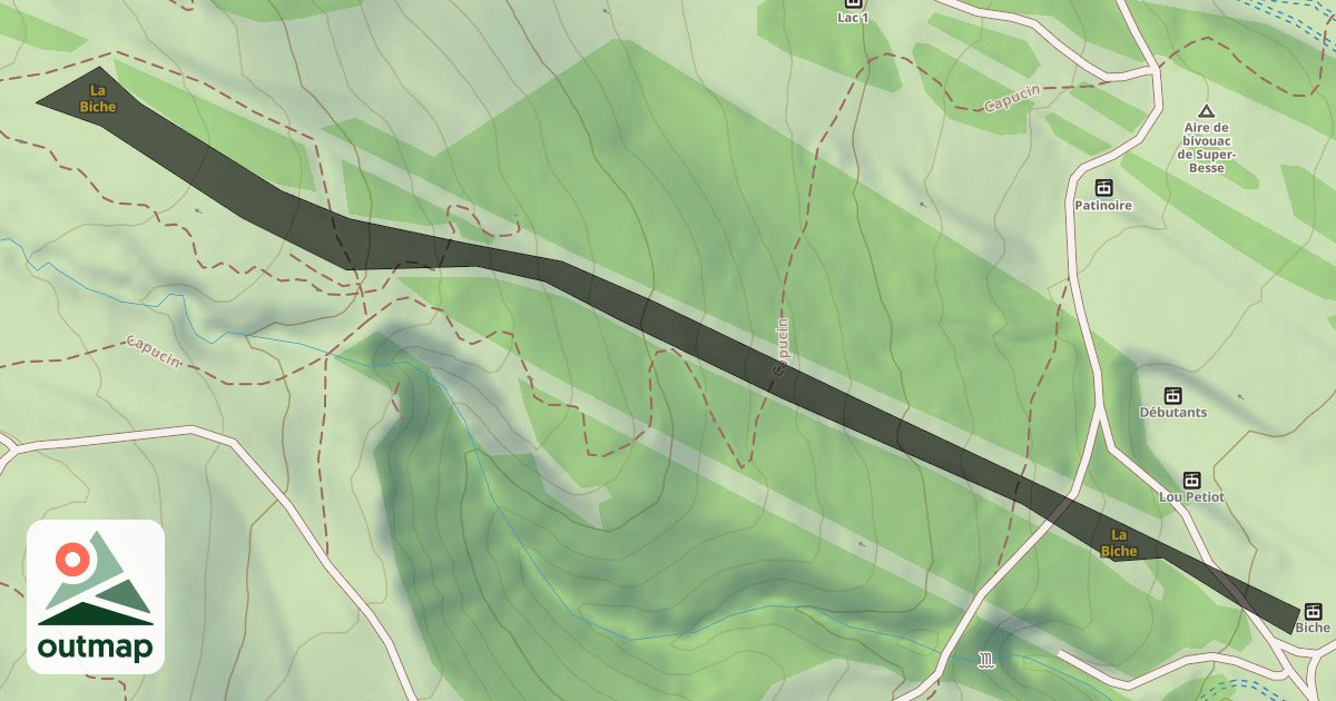 Map of La Biche