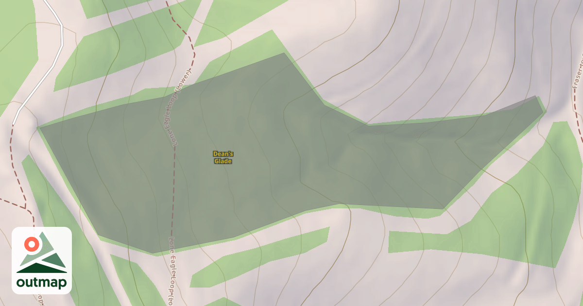 Map of Dean's Glade