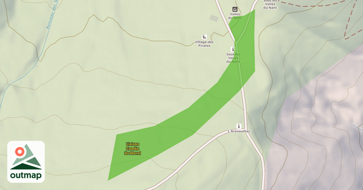 Map of Liaison Combe du Morel