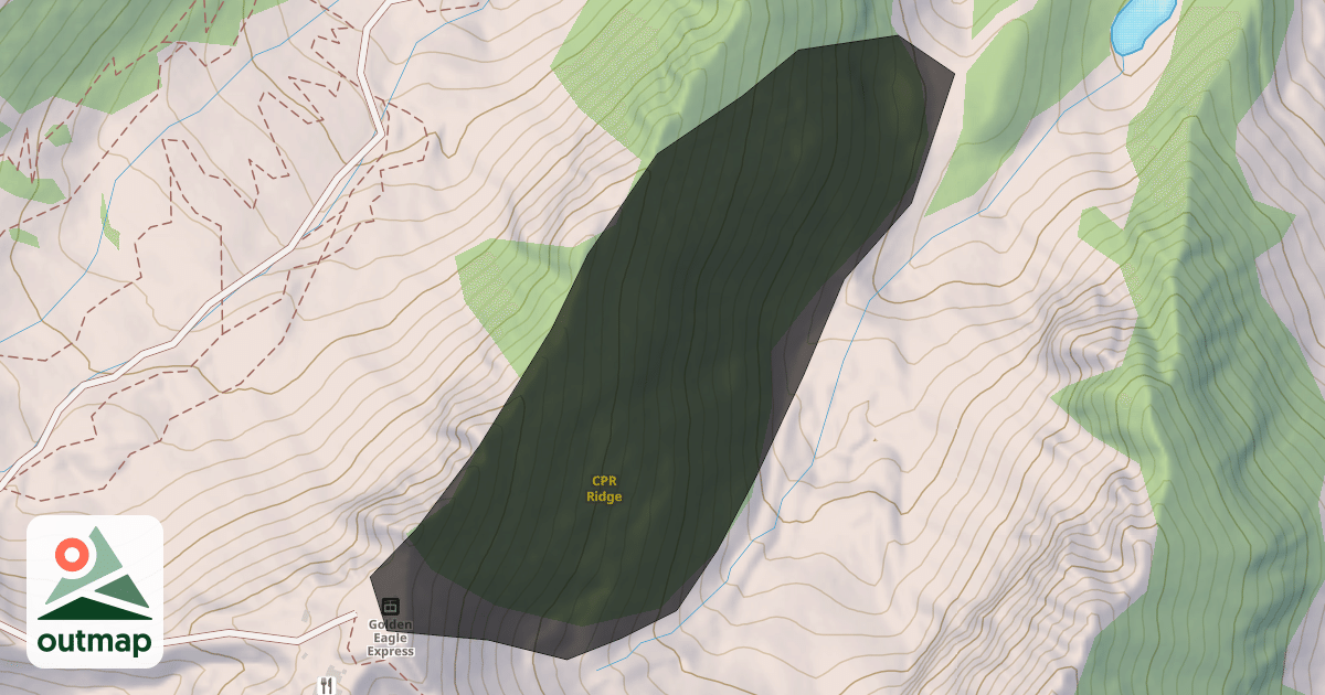Map of CPR Ridge