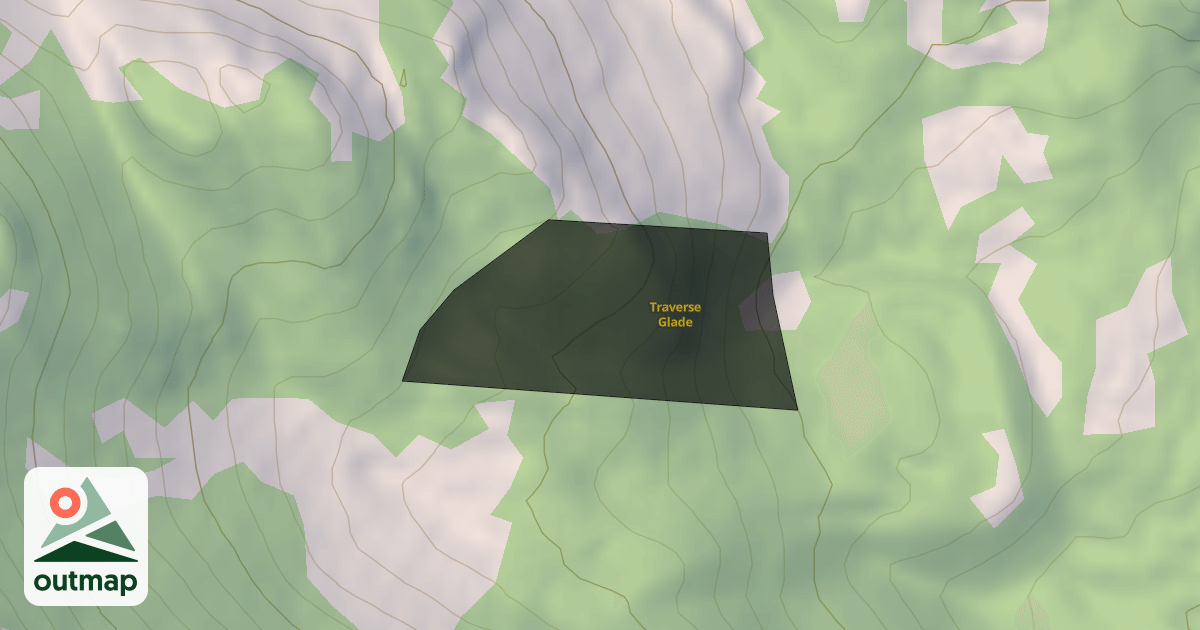 Map of Traverse Glade
