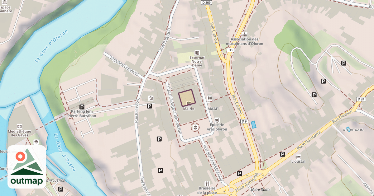 Map of Le Mur