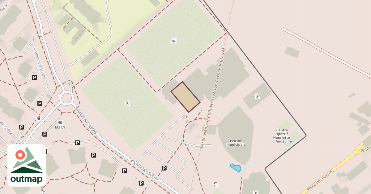 Map of Climbing Gym