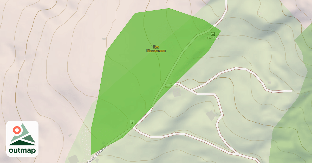 Map of Les Mousserons