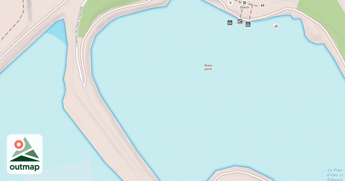 Map of Téléski nautique