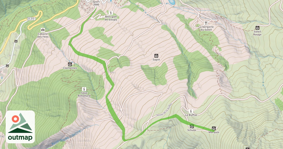 Map of Le Rimolard
