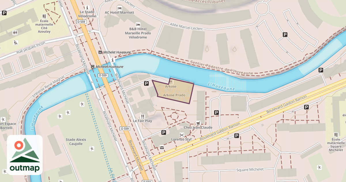 Map of Arkose Prado