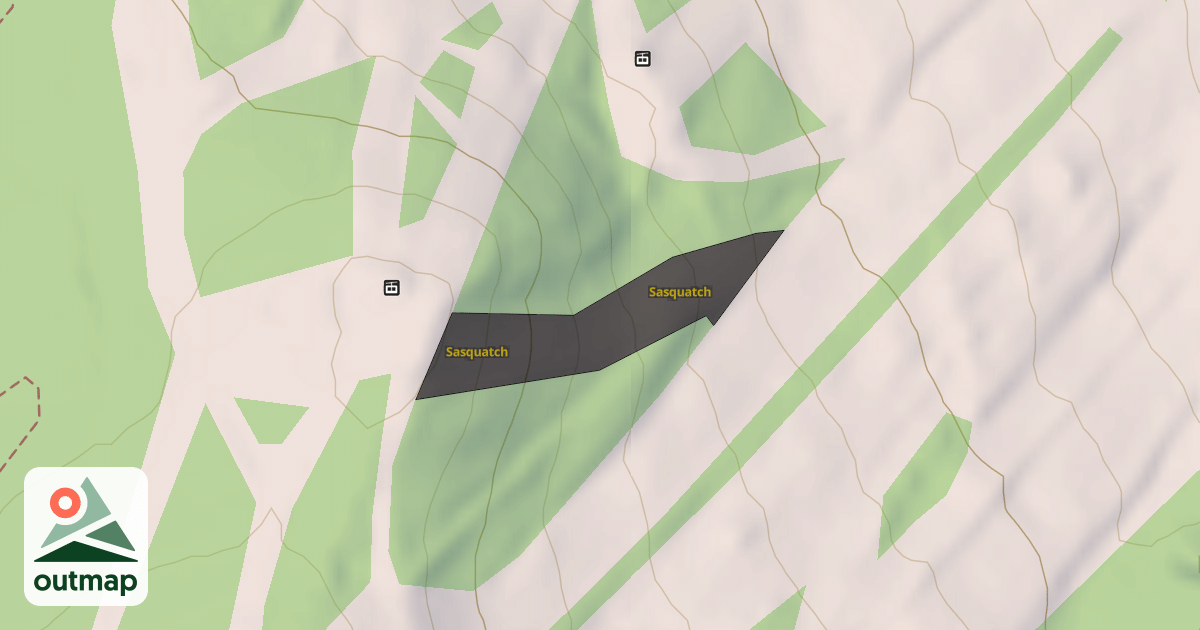 Map of Sasquatch