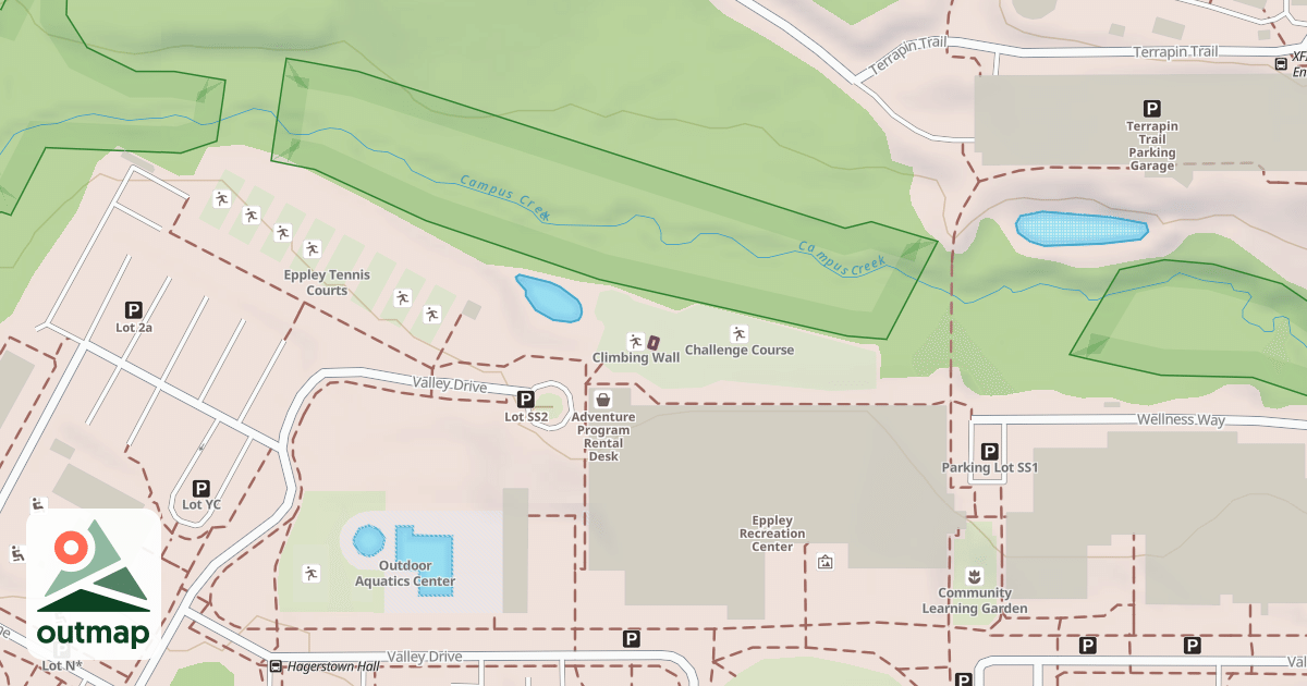 Map of Climbing Wall