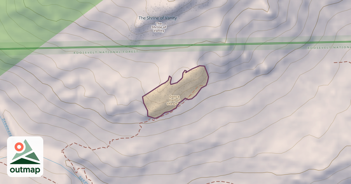 Map of Dance Hall of the Dead