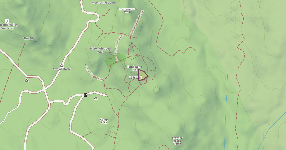 Map preview of Coyote Crag