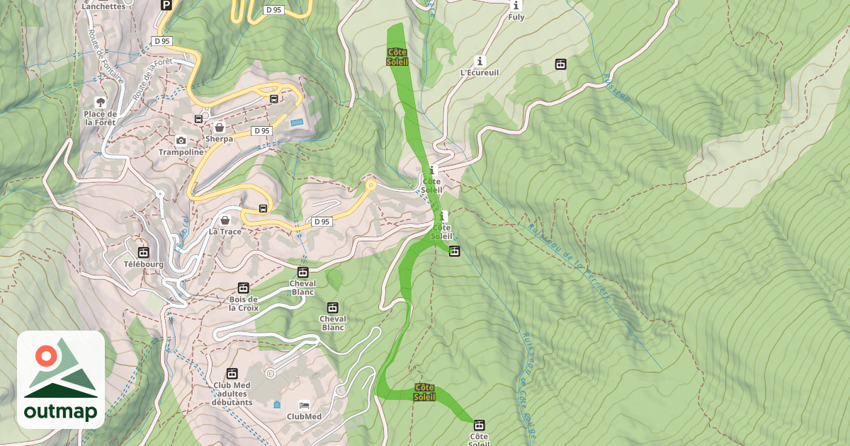 Map of Côte Soleil