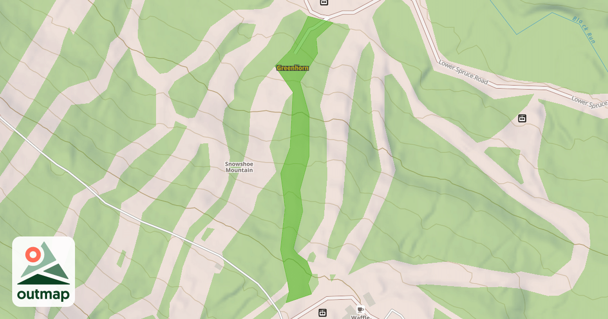Map of Greenhorn