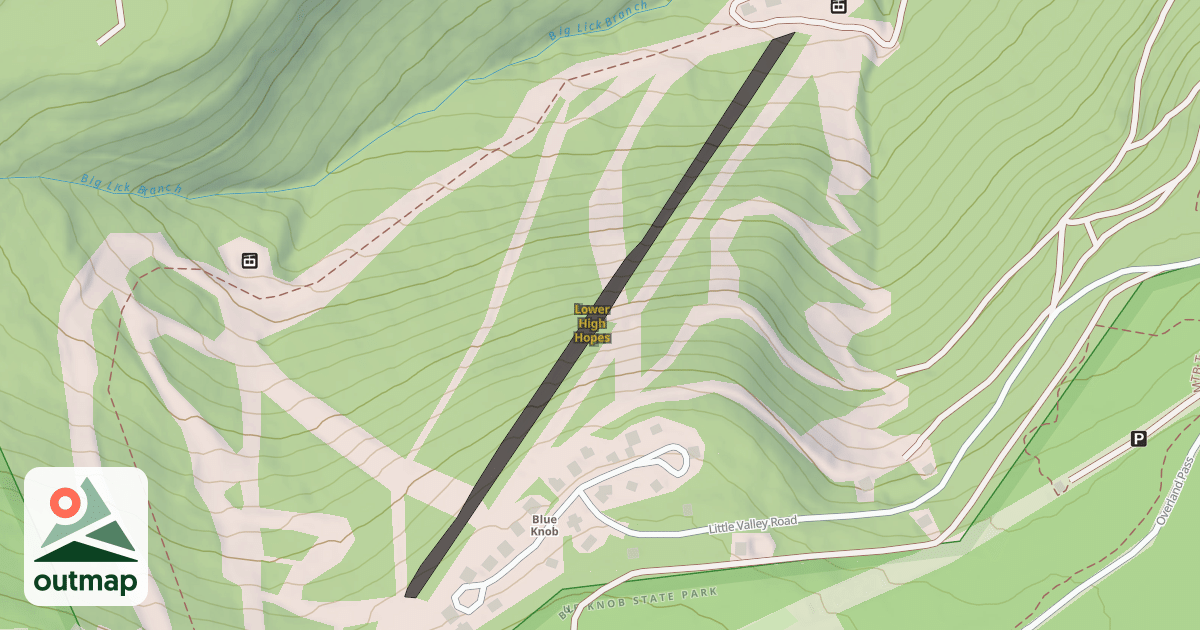 Map of Lower High Hopes