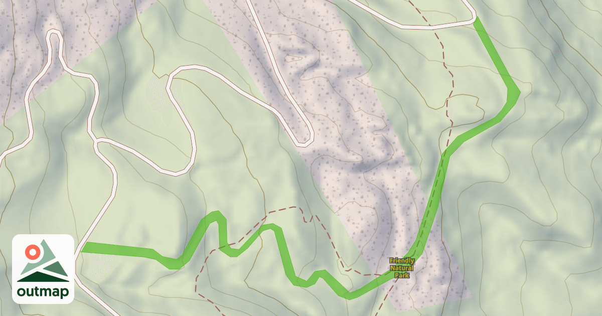 Map of Friendly Natural Park