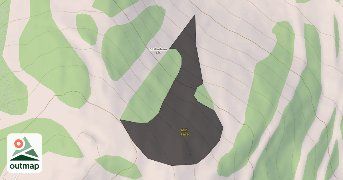 Map of Mid-Face