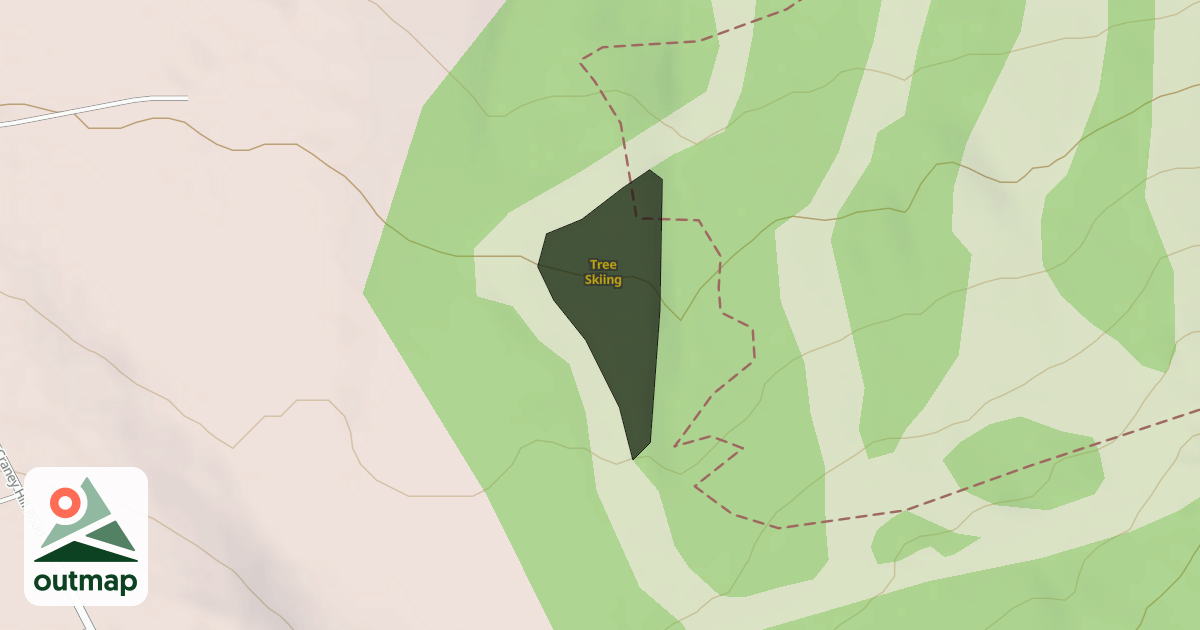 Map of Tree Skiing