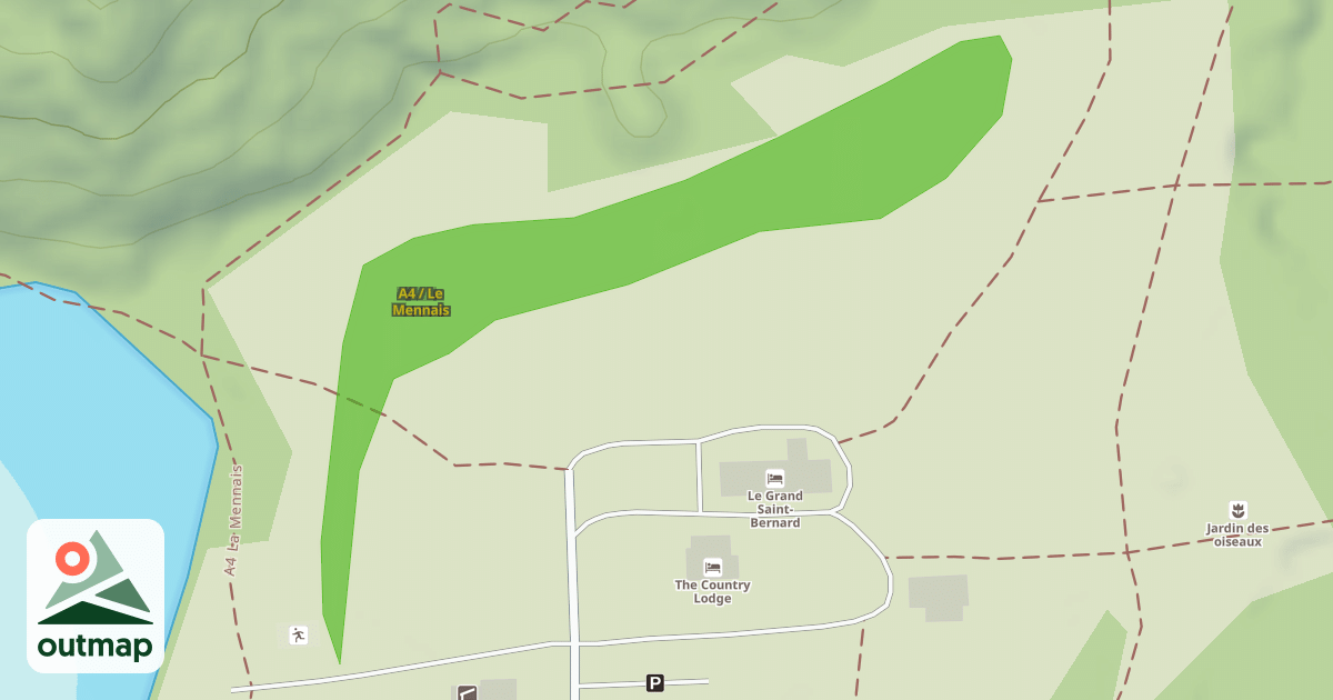 Map of A4 / Le Mennais