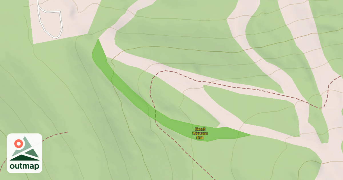 Map of Great Western Trail