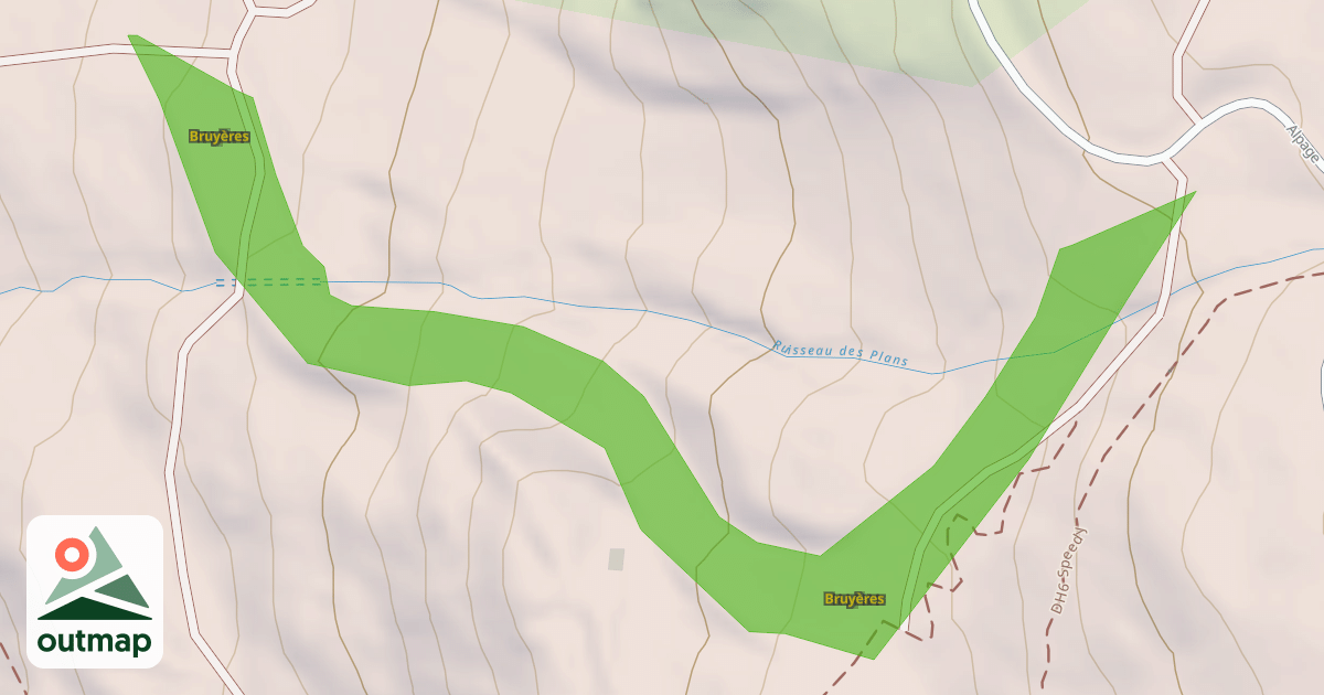 Map of Bruyères