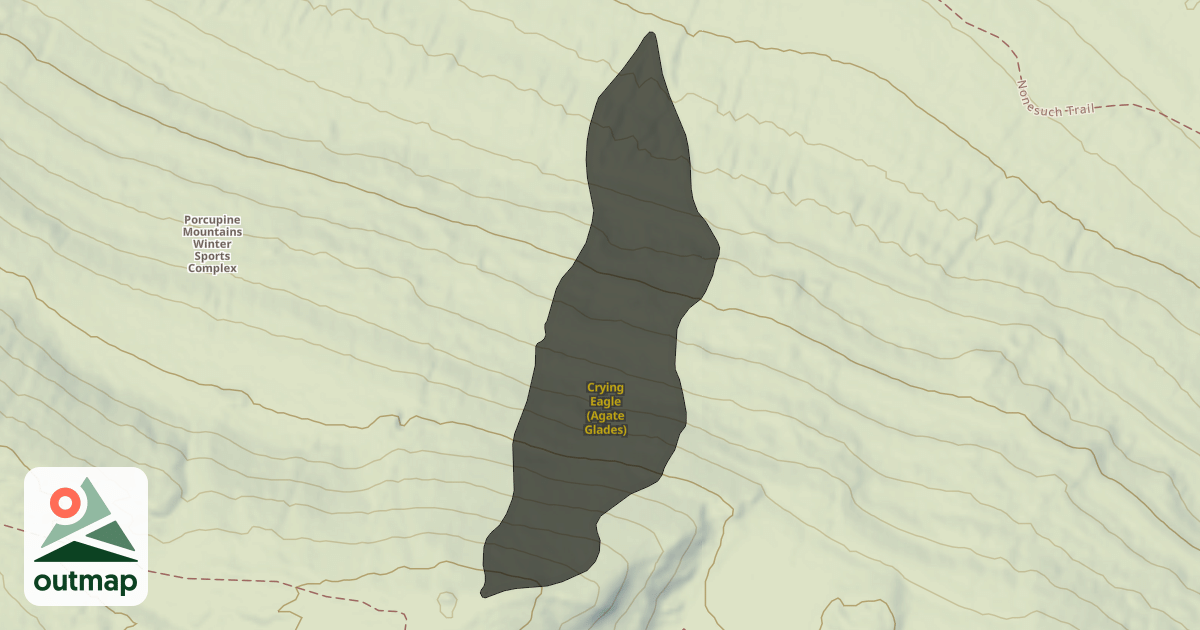Map of Crying Eagle (Agate Glades)