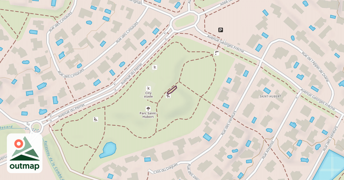 Map of Climbing Wall