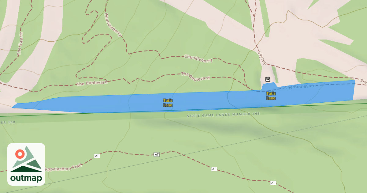 Map of Tut's Lane