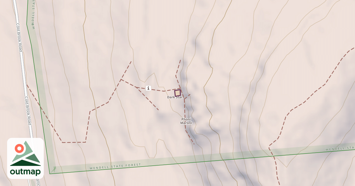 Map of Climbing Boulder