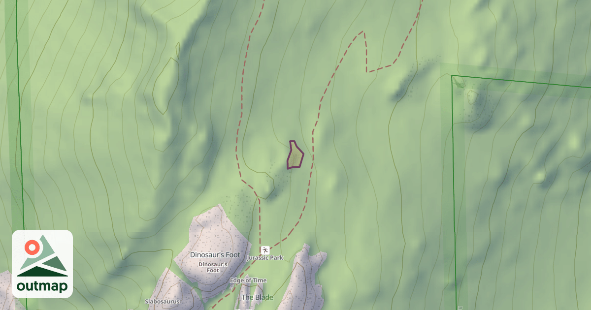Map of Climbing Crag