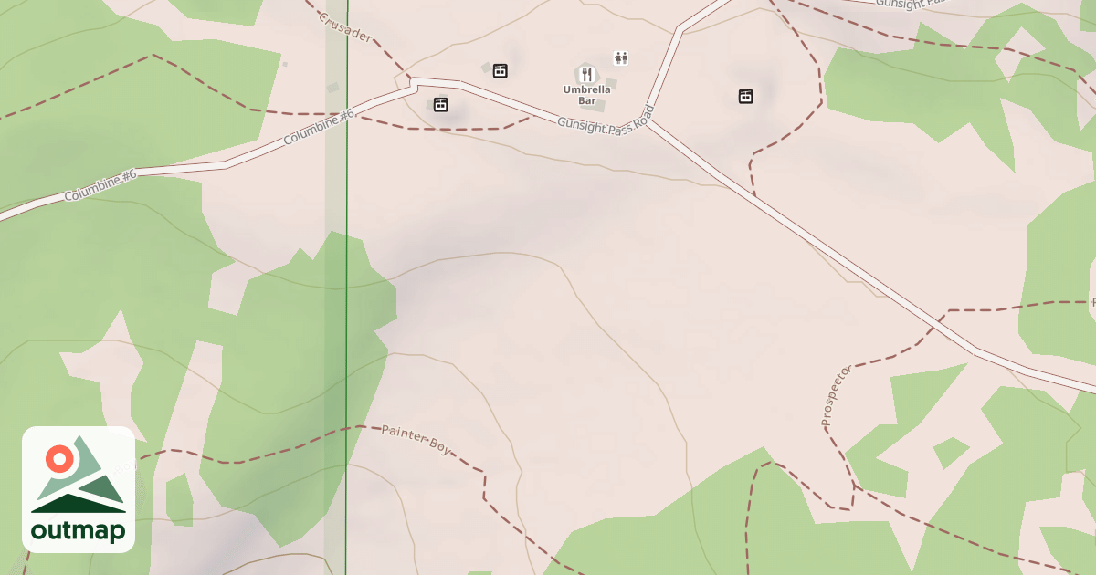 Map of Ten Peaks Progression Park
