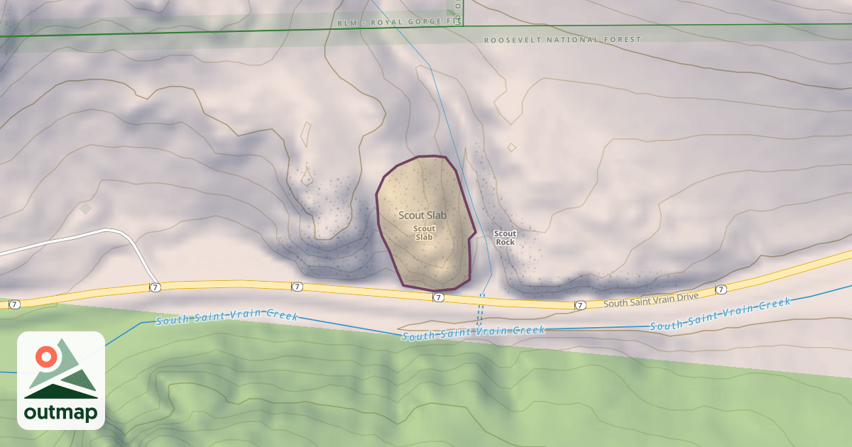 Map of Scout Slab