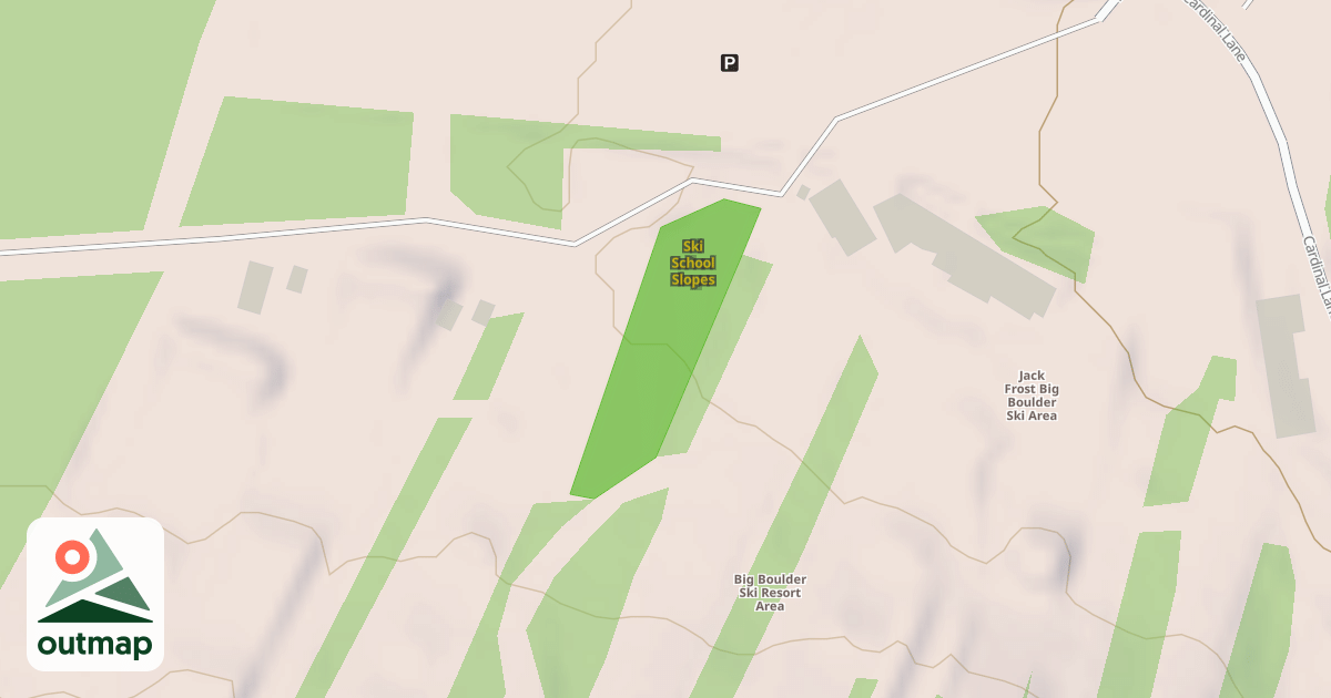 Map of Ski School Slopes