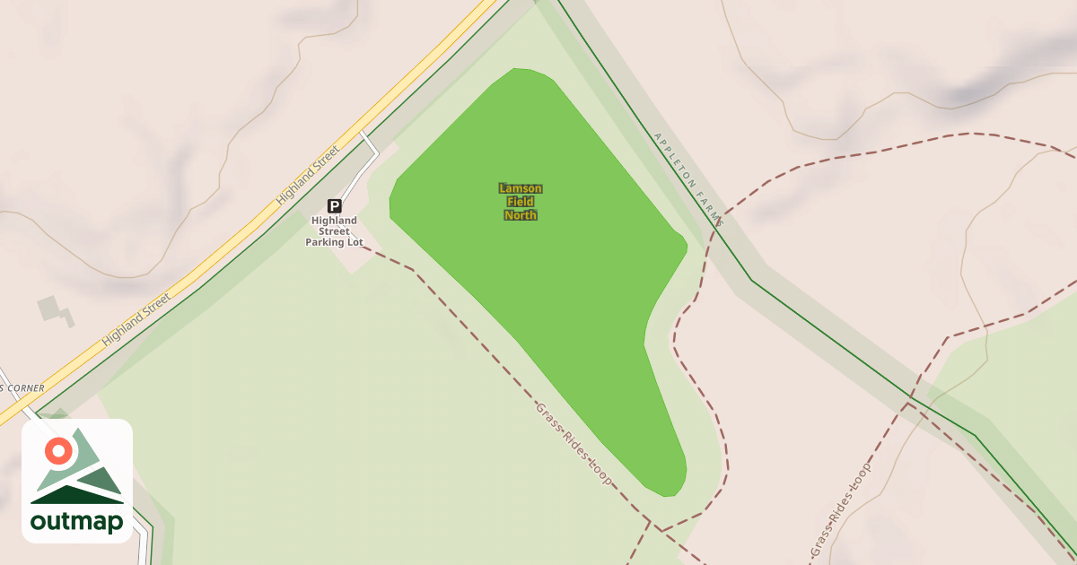 Map of Lamson Field North