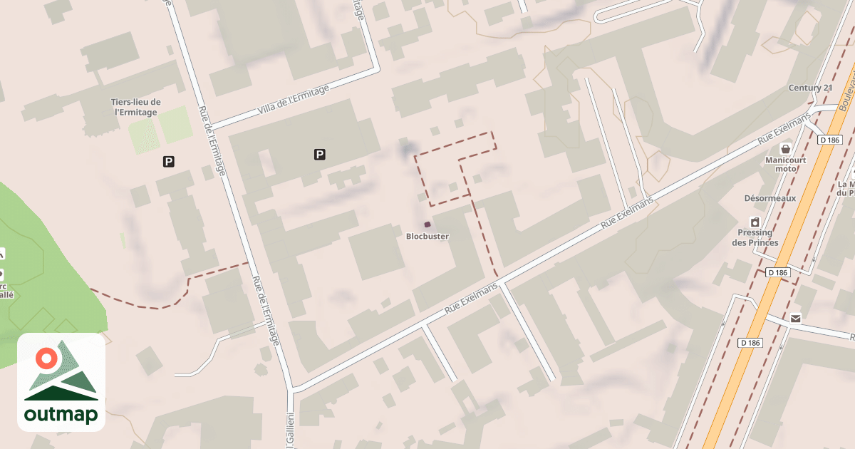 Map of Blocbuster