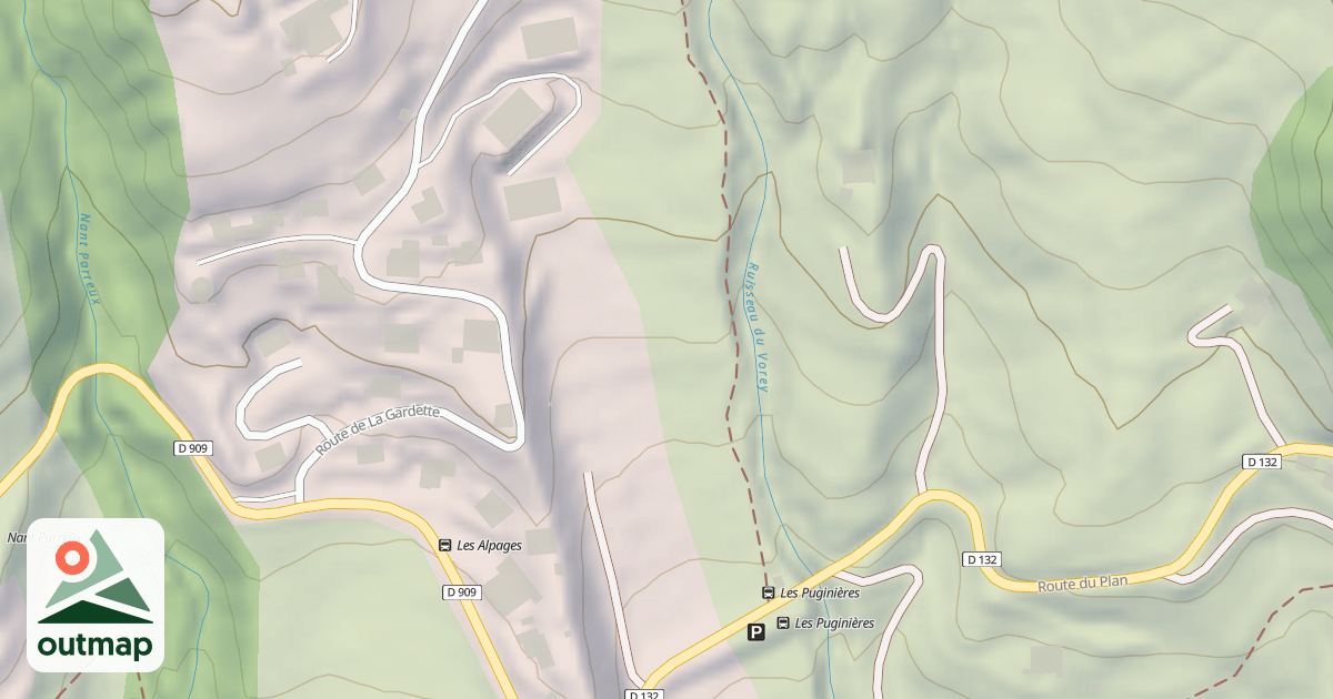 Map of Luge Village