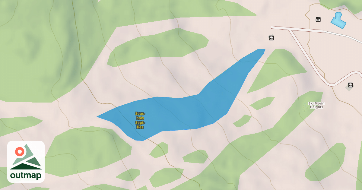 Map of Sous-bois Sept-Îles
