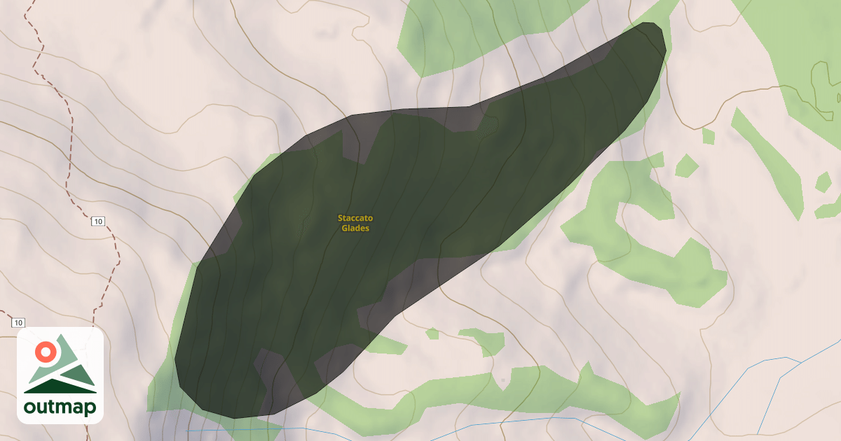 Map of Staccato Glades