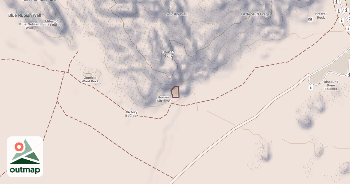 Map of Dodo Buttress