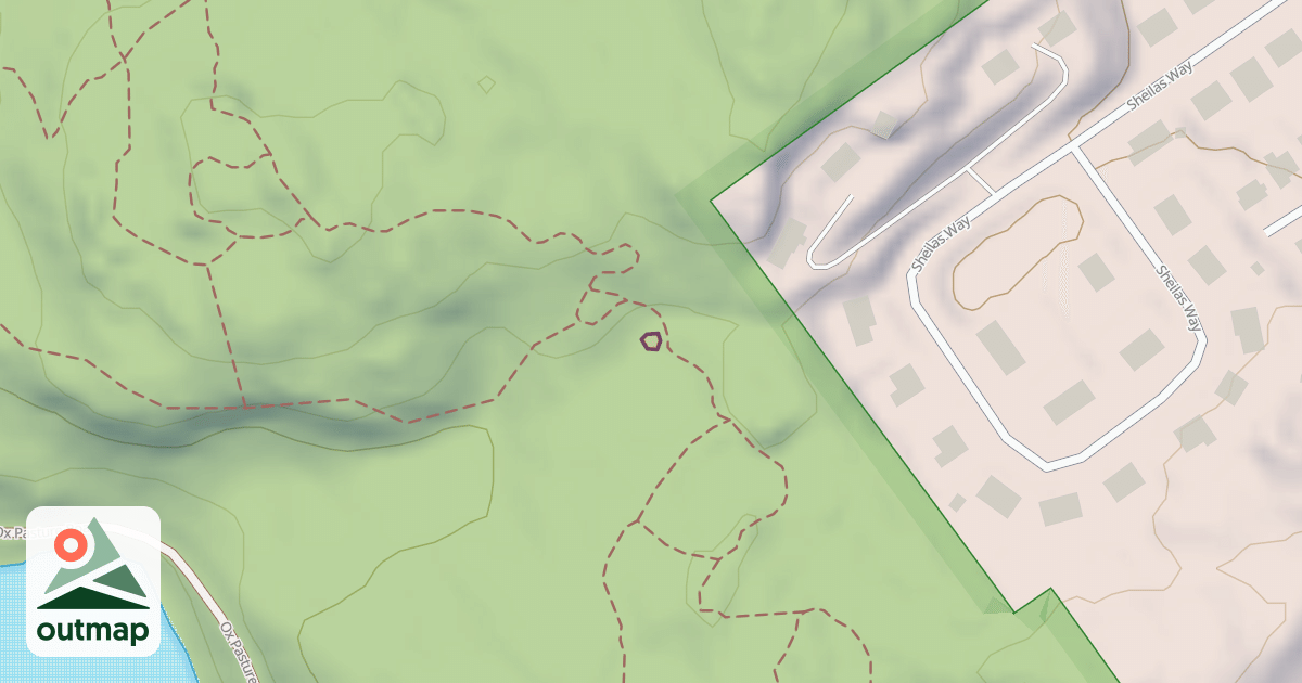 Map of Climbing Boulder