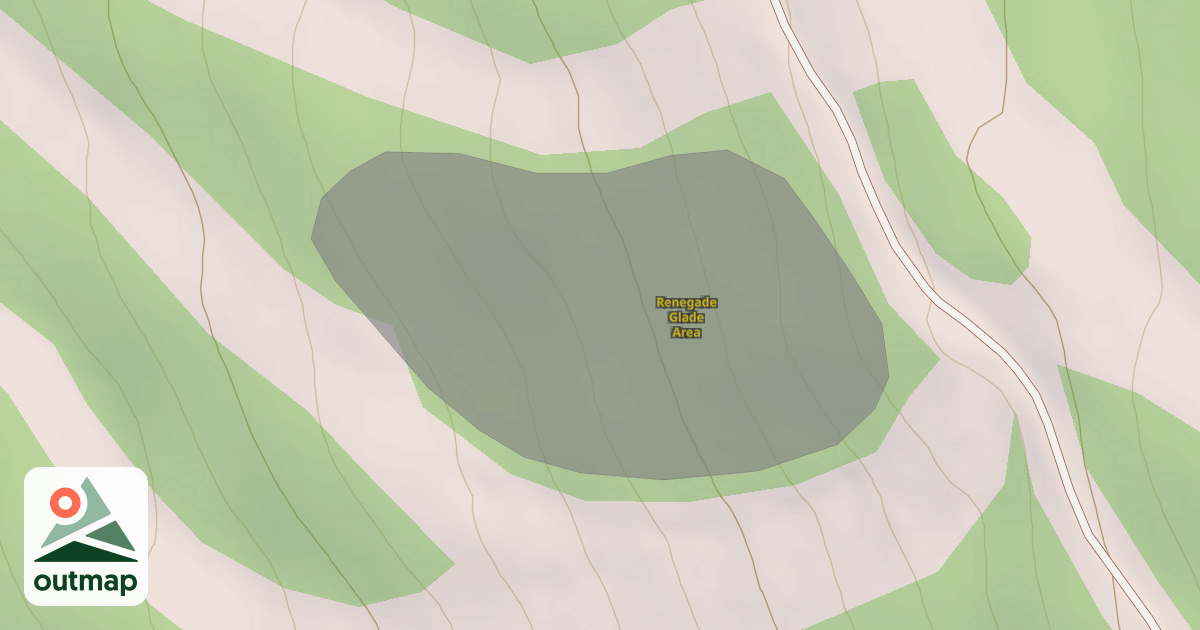 Map of Renegade Glade Area