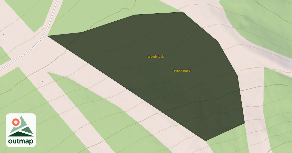 Map of Woodstock