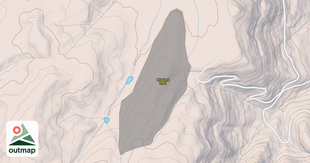 Map of Rhubarb Trail