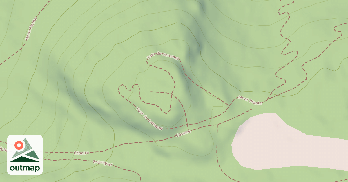 Map of Tour du Sommet