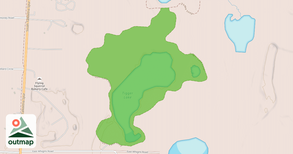 Map of Tigger Lake Loop