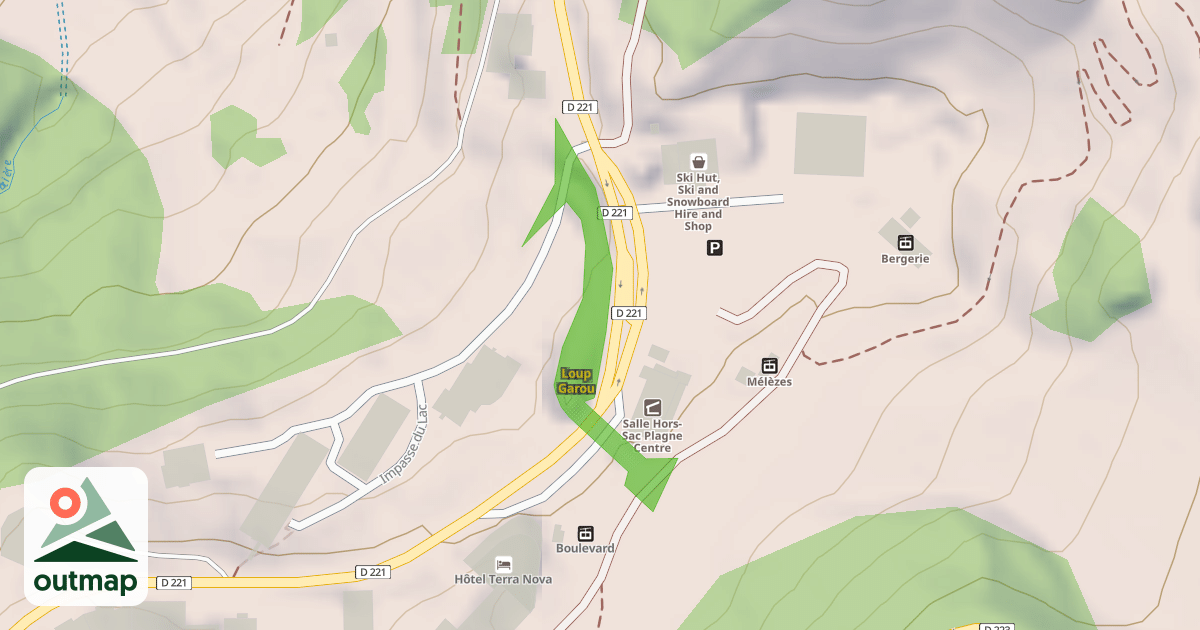 Map of Loup Garou